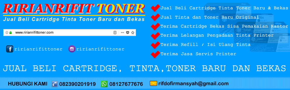 Jual beli cartridge baru dan bekas